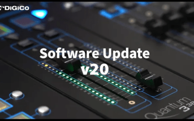 Nuevo software V20 de DiGiCo: Integración, control dinámico y compatibilidad teatral
