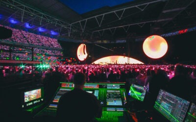 Coldplay recorre el mundo con consolas DiGiCo en la gira Music of the Spheres