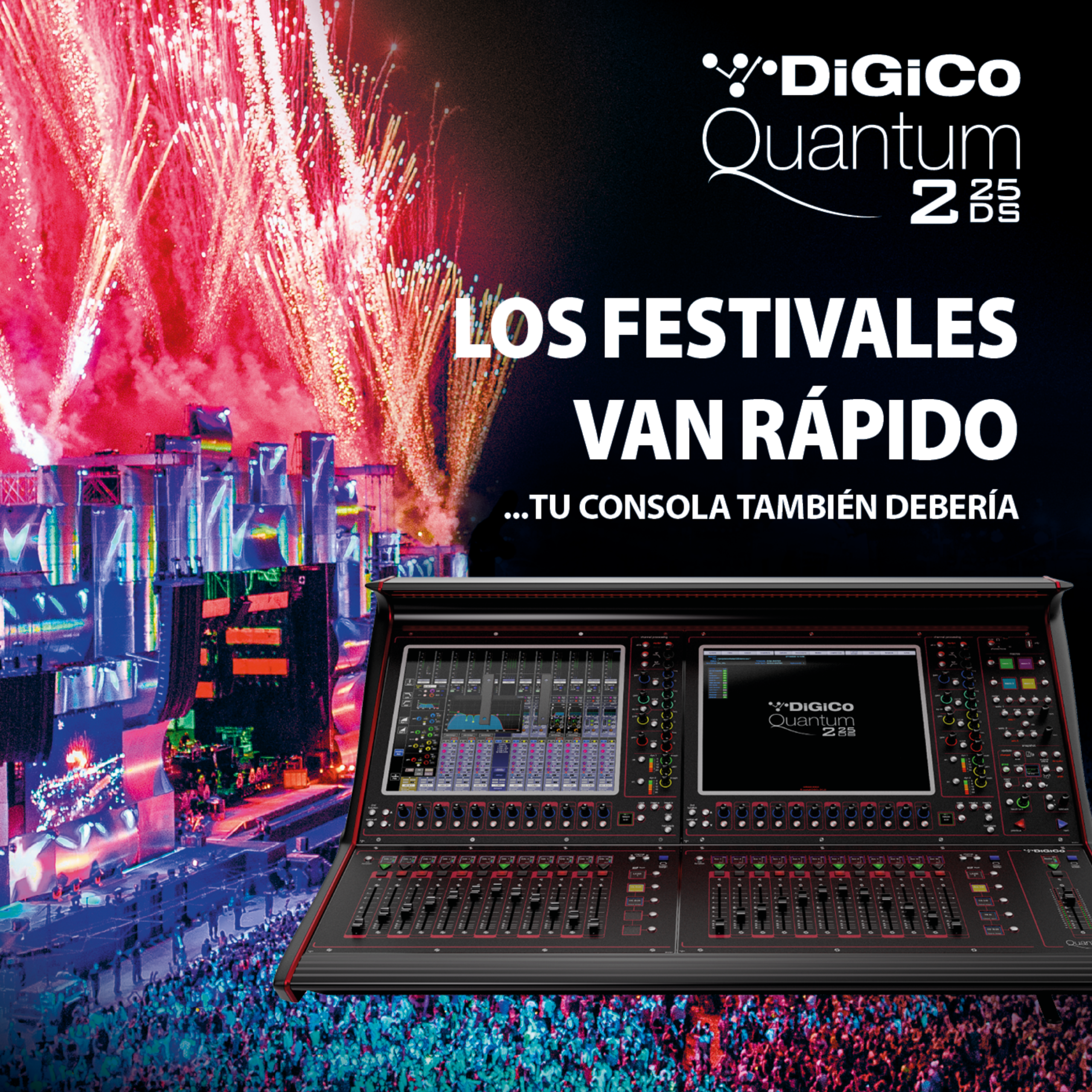 DiGiCo presenta Quantum225 DS: mayor control y doble pantalla en formato compacto